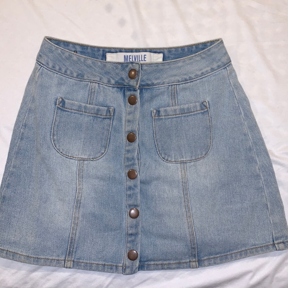 Brandy Melville Jean Skirt